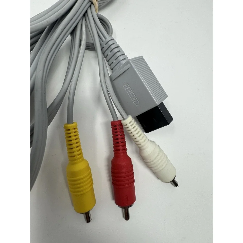 OEM Nintendo Wii And Wii U Audio Video AV Cable TESTED & WORKING